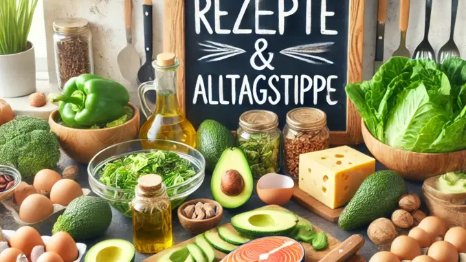 Ketogene Rezepte & Alltagstipps Ketogene Rezepte & Alltagstipps